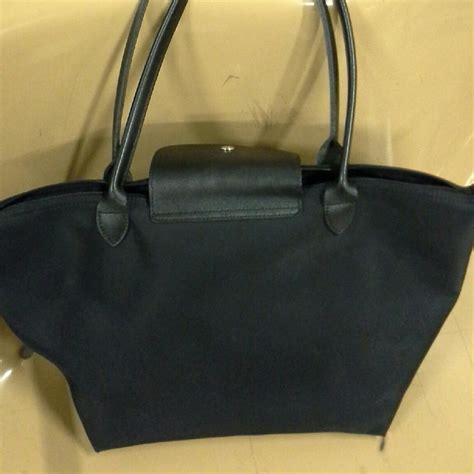 longchamp tasche komplett schwarz